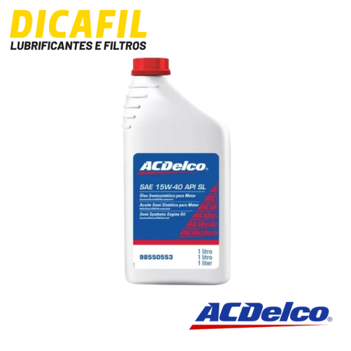ACDELCO SAE 15W40 API SL 1LT