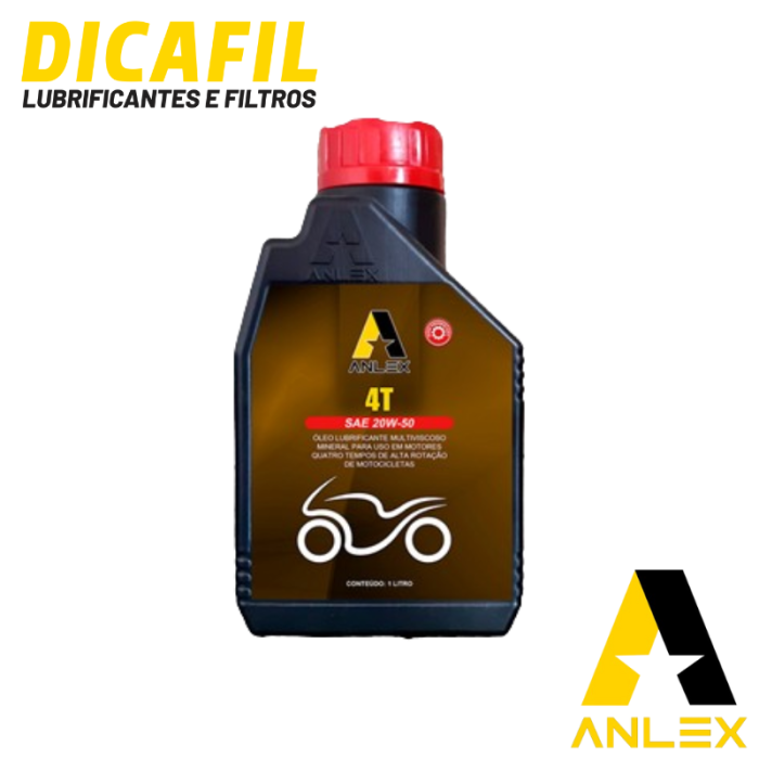 ANLEX 4T SAE 20W50 MINERAL - 1LT