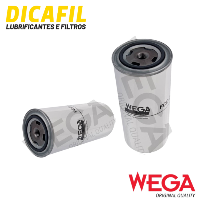 Filtro de Combustível - Wega - FCD2219 - Iveco, Colheitadeira