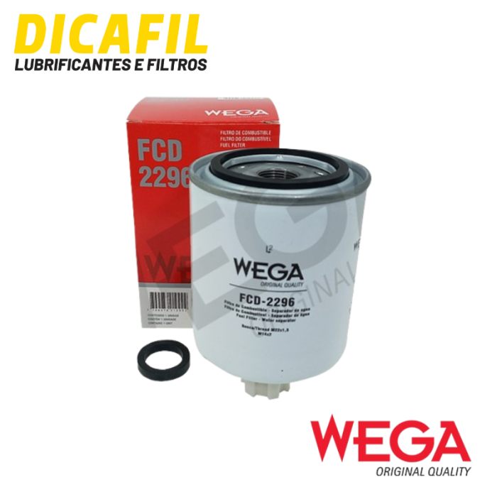 Filtro de Combustível - Wega - FCD2296 - Yanmar TK486