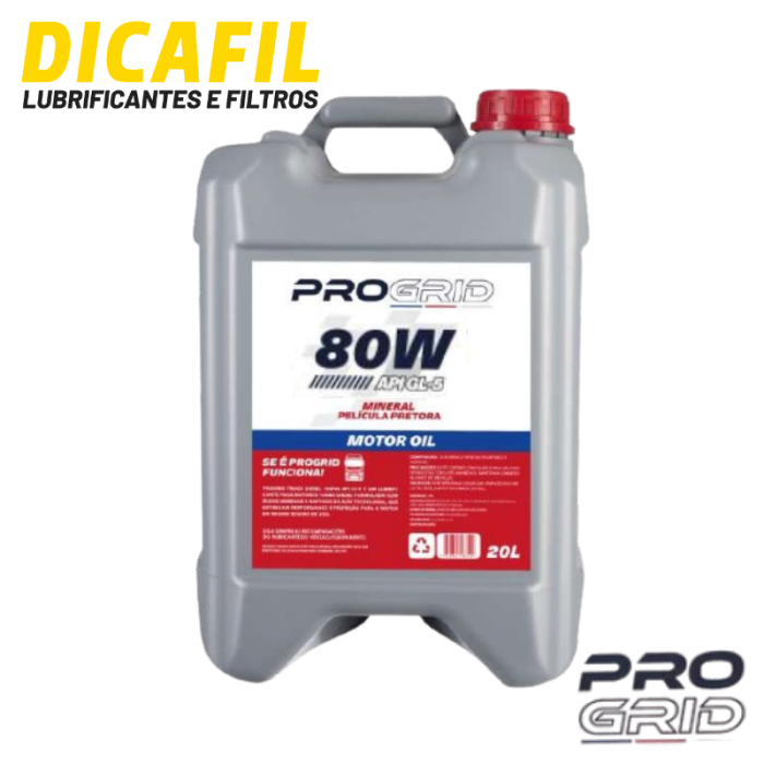 PROGRID GEAR OIL 80W API GL-5- 20LT