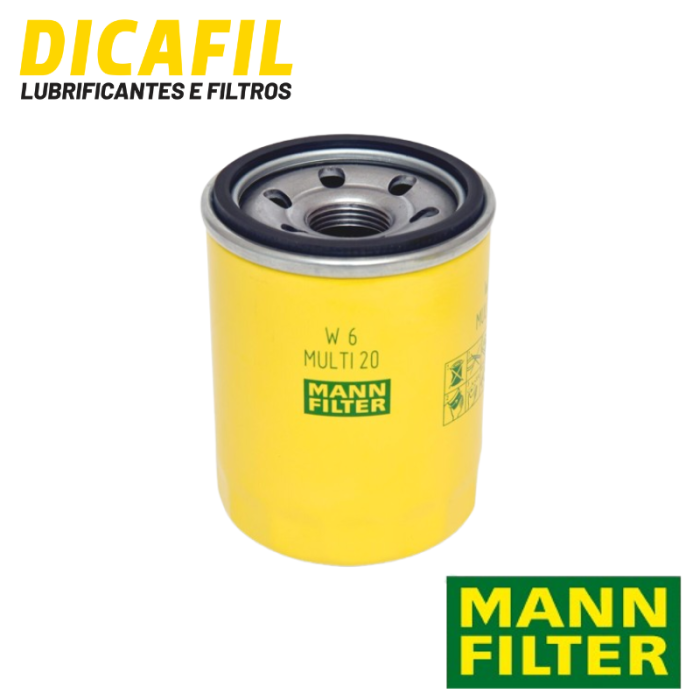 Filtro de Óleo - Mann Filter - W6MULTI20 - Palio, Strada, Sonata