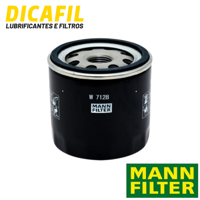 Filtro de Óleo - Mann Filter - W7128 - AUDI, NIVUS