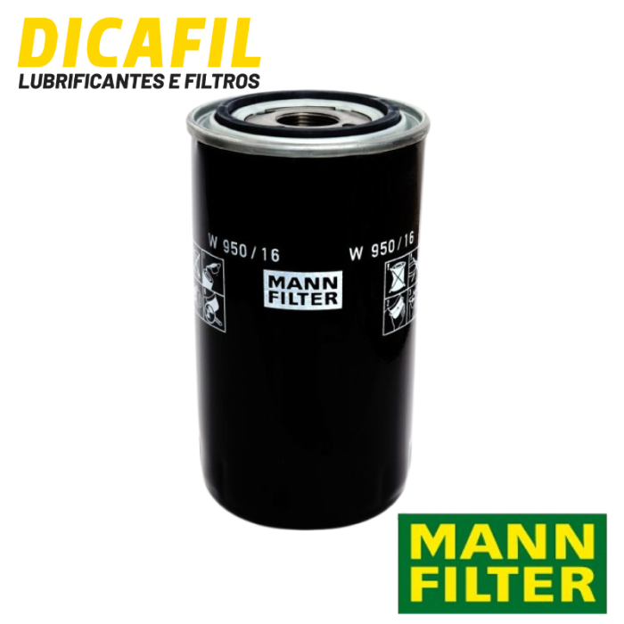 Filtro De Óleo - Mann Filter - W950/16 - Ford , Vw