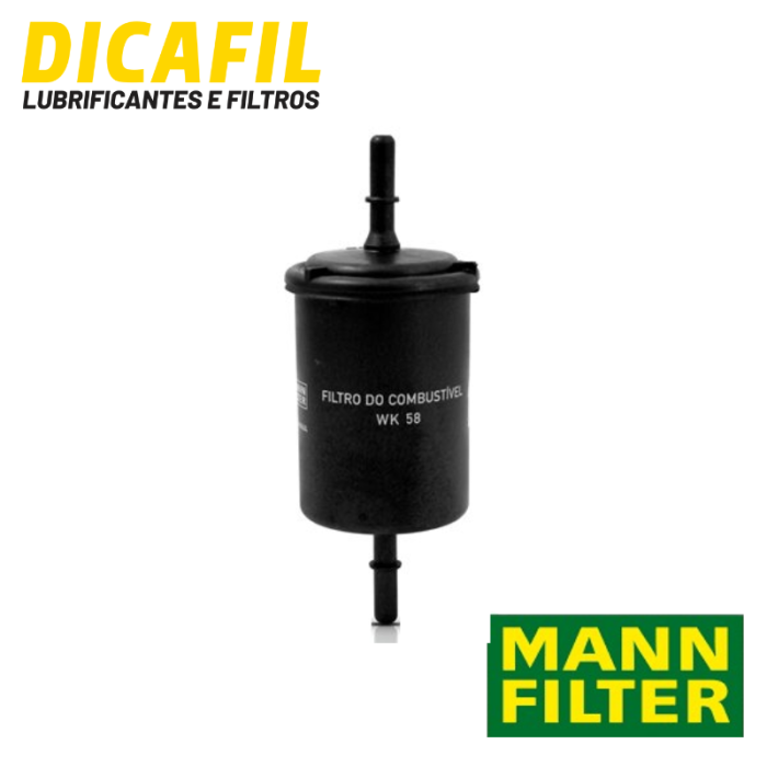 Filtro de Combustível - Mann-Filter - WK58 - Honda, Chevrolet, Nissan, Fiat
