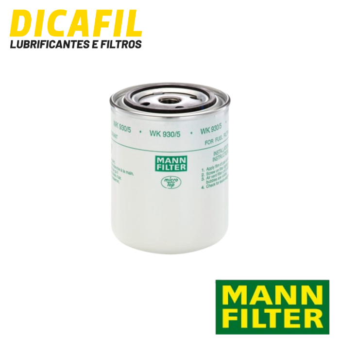 Filtro de Combustível - Mann-Filter - WK930/5 – Volvo EC 240 B, L 110 E, Neuson 9503